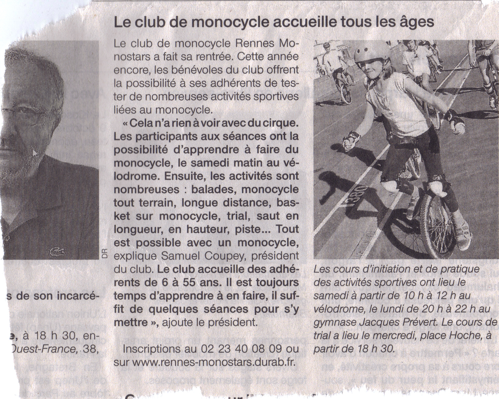 Article dans Ouest France octobre 2013.jpg