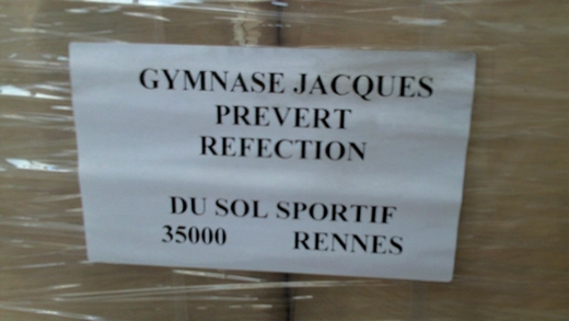 Gymnase les rouleaux PCV imprimés .JPG